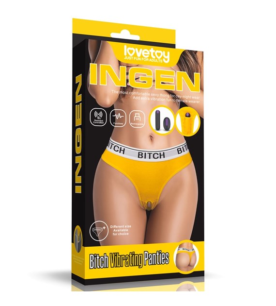 MAJTKI BITCH VIBRATING PANTIES (24~27 CALI W TALII)
