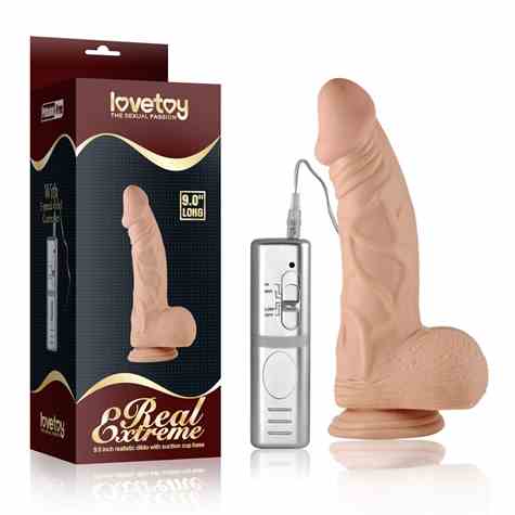 WIBRATOR 9  REAL EXTREME VIBRATING DILDO