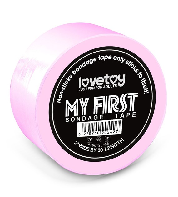 TAŚMA MY FIRST NON STICKY BONDAGE TAPE FUCHSIA
