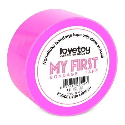 MY FIRST NON STICKY BONDAGE TAPE PINK