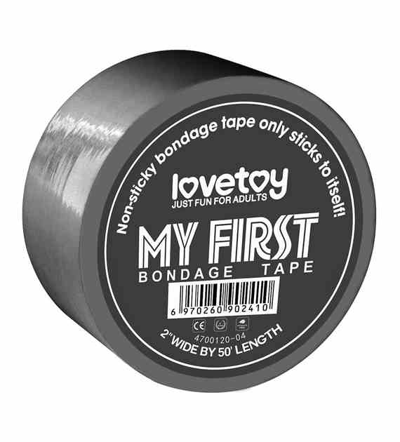 TAŚMA MY FIRST NON STICKY BONDAGE TAPE GREY