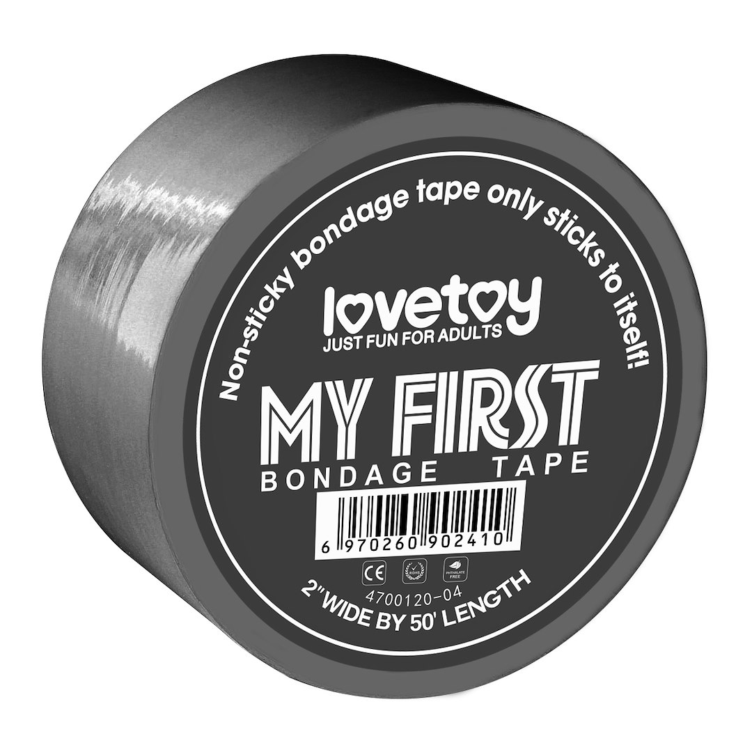 MY FIRST NON STICKY BONDAGE TAPE GREY
