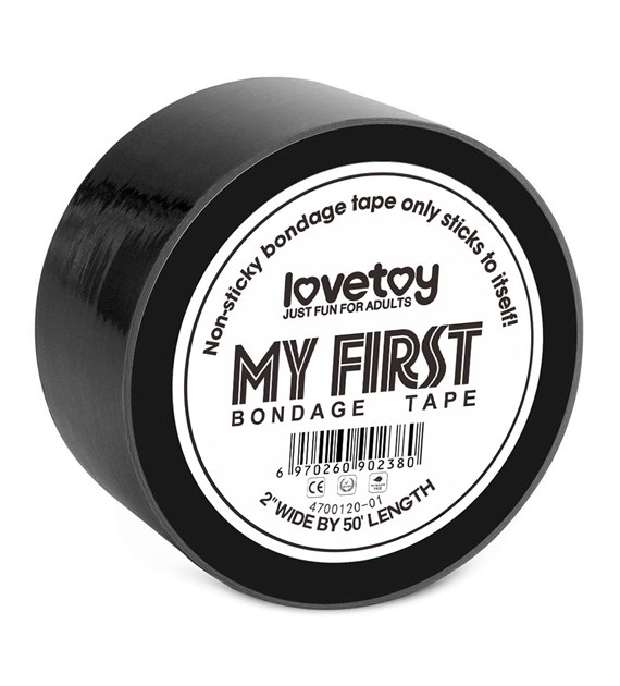 TAŚMA MY FIRST NON STICKY BONDAGE TAPE BLACK