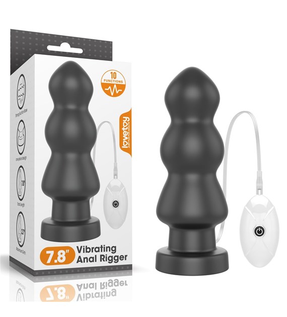 WIBRATOR ANALNY  7.8  KING SIZED VIBRATING ANAL RIGGER