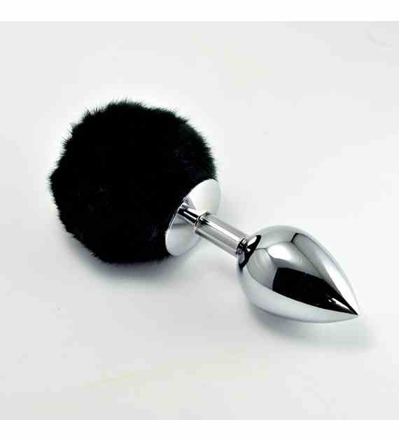 KOREK POMPON METAL PLUG SMALL ( SILVER )