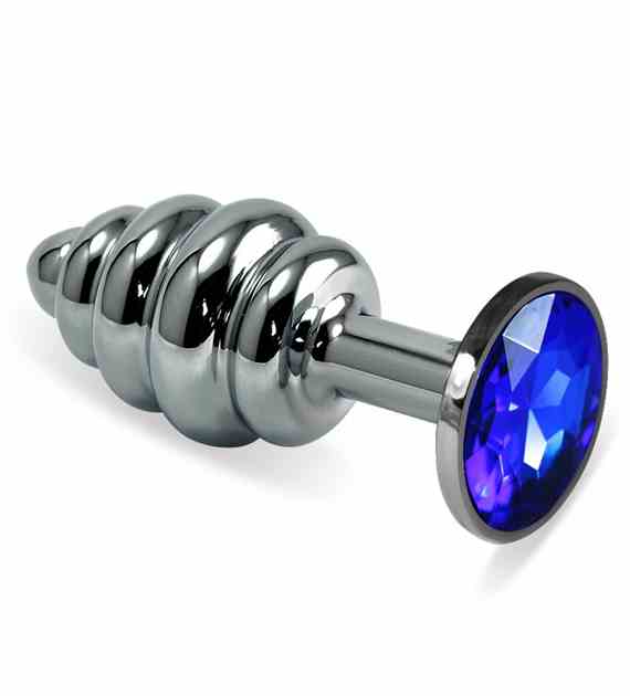 KOREK ROSEBUD SPIRAL METAL PLUG(SILVER)