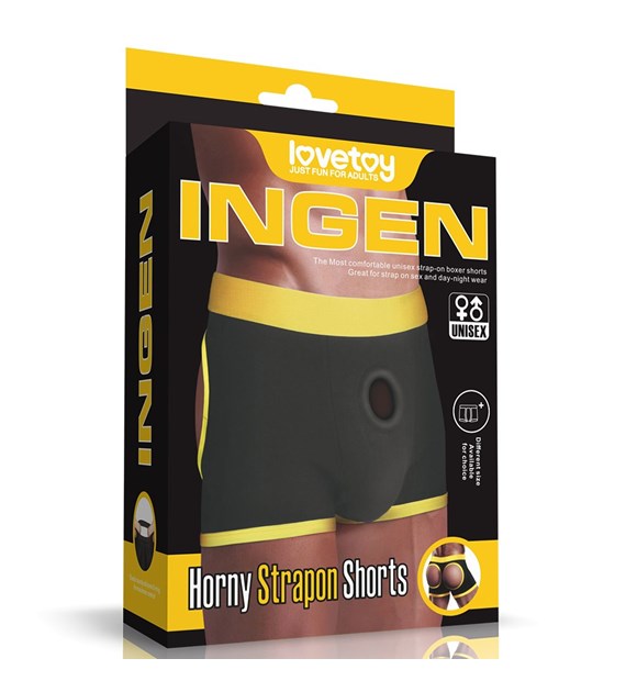 STRAP ON HORNY STRAPON SHORTS (33 - 37 INCH WAIST)