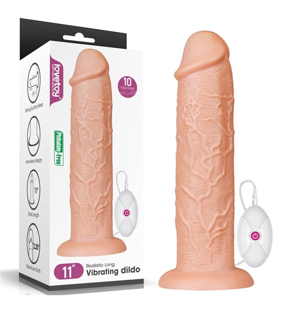 WIBRATOR 11'' KING-SIZED DILDO