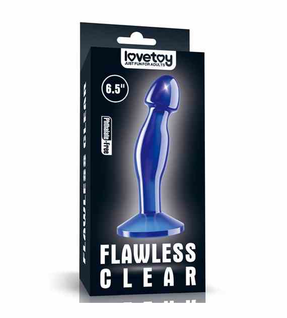 MASAŻER PROSTATY 6.5'' FLAWLESS CLEAR  PROSTATE PLUG