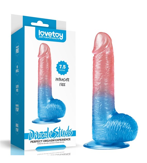 DILDO 7.5'' DAZZLE STUDS