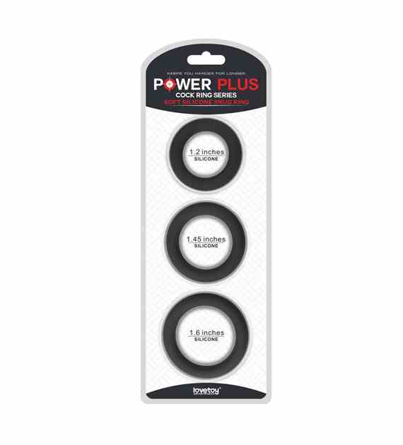 PIERŚCIEŃ POWER PLUS SOFT SILICONE SNUG RING