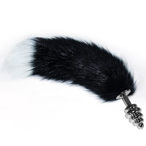 KOREK Z OGONEM GORGEOUS METAL ANAL TAIL ( SILVER )