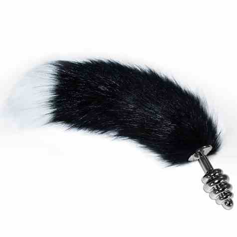 KOREK Z OGONEM GORGEOUS METAL ANAL TAIL ( SILVER )