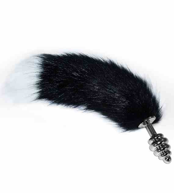 KOREK Z OGONEM GORGEOUS METAL ANAL TAIL ( SILVER )