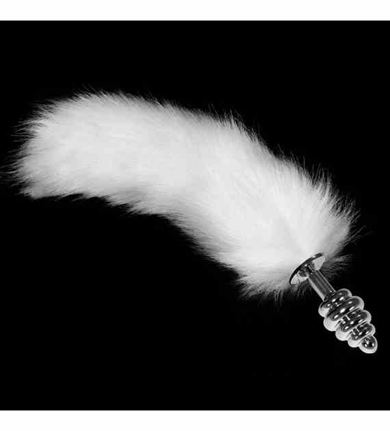 KOREK Z OGONEM GORGEOUS METAL ANAL TAIL ( SILVER )