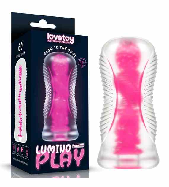 MASTURBATOR 6.0'' LUMINO PLAY MASTURBATOR - PINK GLOW