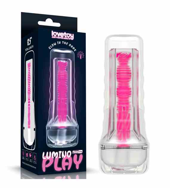 MASTURBATOR 8.5'' LUMINO PLAY MASTURBATOR - PINK GLOW