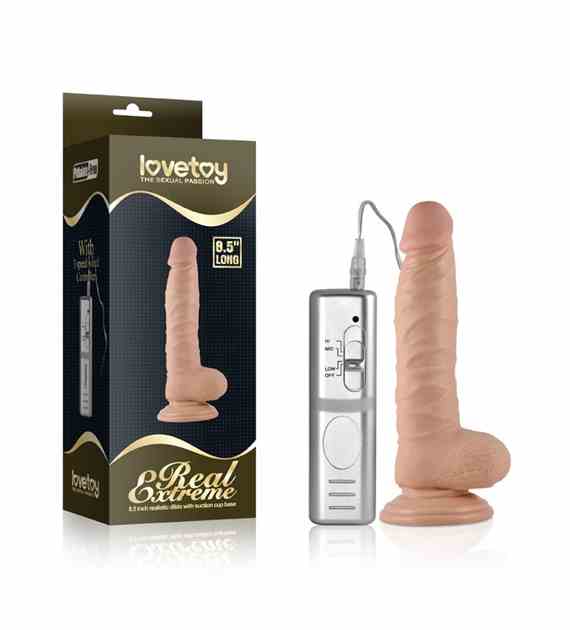 WIBRATOR 8.5  REAL EXTREME VIBRATING DILDO