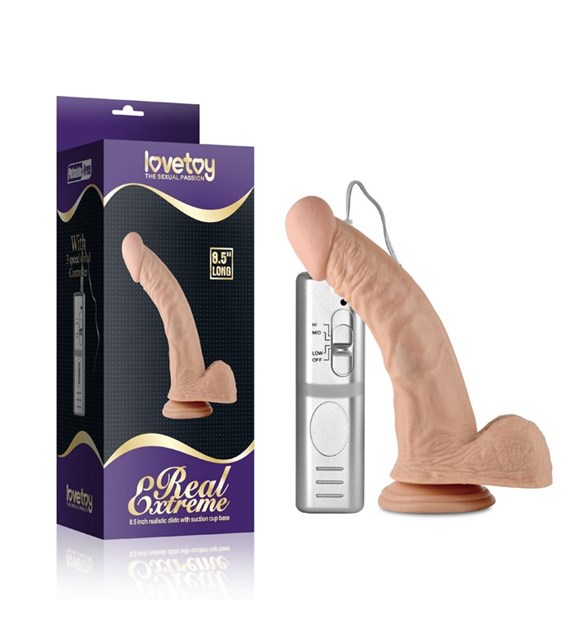 WIBRATOR 8.5  REAL EXTREME VIBRATING DILDO