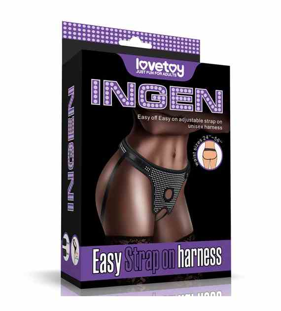 EASY STRAP ON HARNESS (POLKA DOTS)