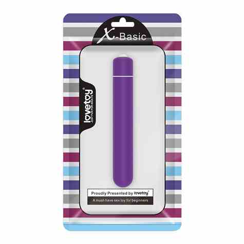 MINIWIBRATOR X-BASIC BULLET 10 SPEEDS FIOLETOWY