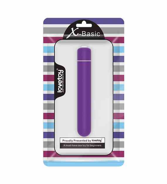 MINIWIBRATOR X-BASIC BULLET 10 SPEEDS FIOLETOWY