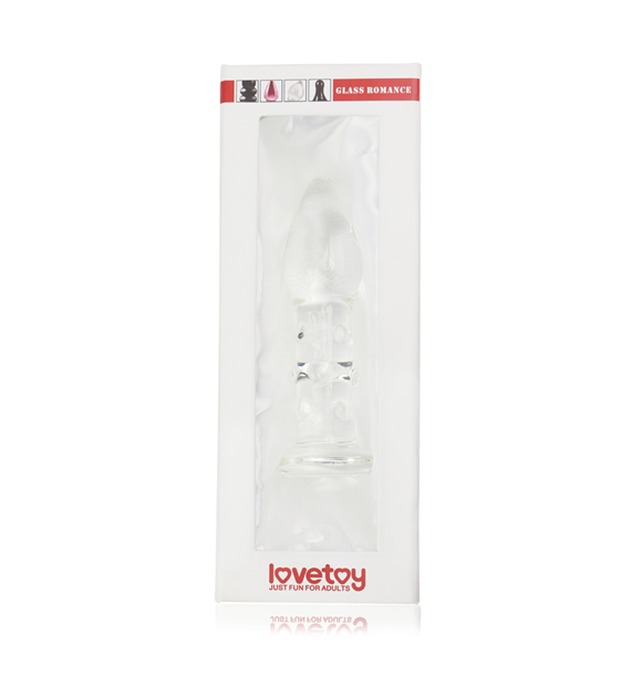 DILDO 5.5  GLASS ROMANCE