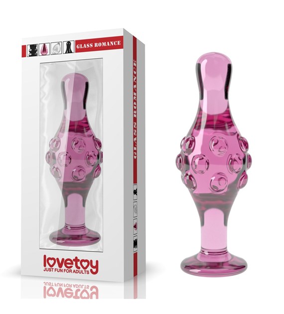 DILDO 4.5  GLASS ROMANCE