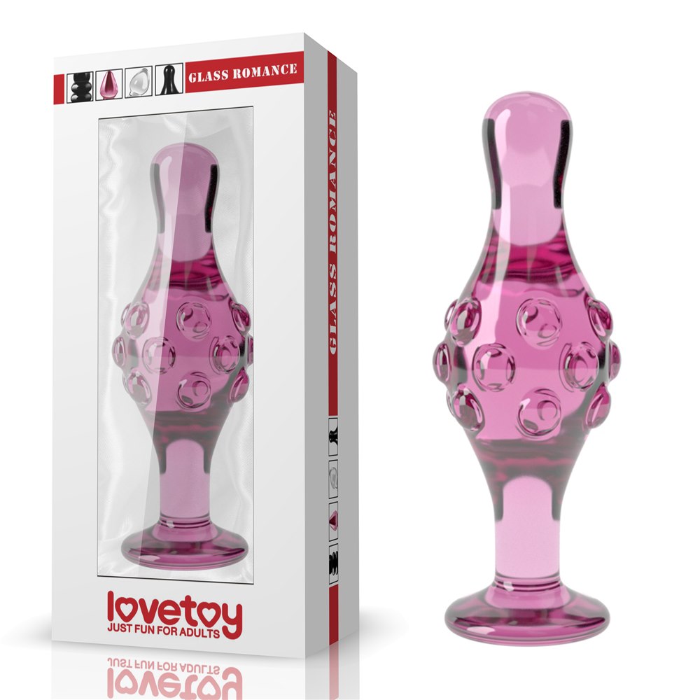 DILDO 4.5  GLASS ROMANCE