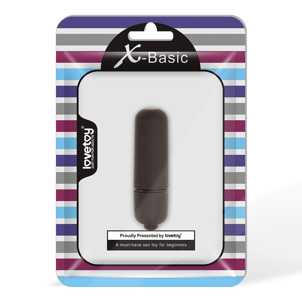 MINIWIBRATOR X-BASIC BULLET MINI 10 SPEEDS CZARNY