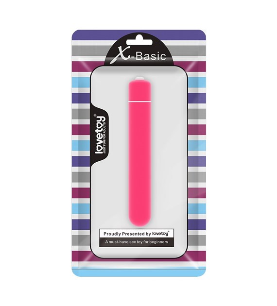 MINIWIBRATOR X-BASIC BULLET 10 SPEEDS RÓŻOWY