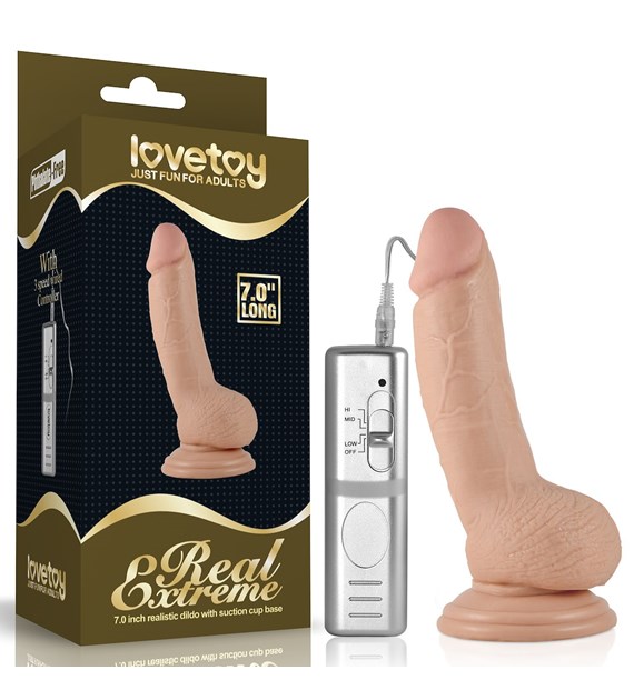 WIBRATOR 7  REAL EXTREME DILDO VIBRATING