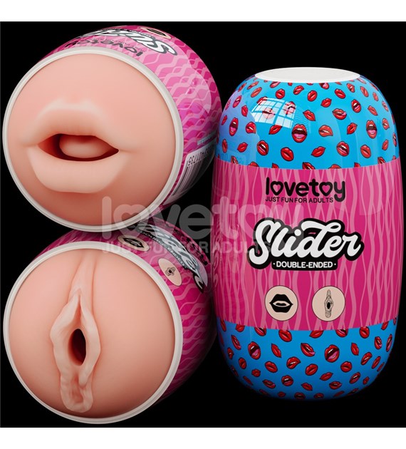 SLIDER DOUBLE-ENDED MASTURBATOR