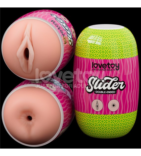 SLIDER DOUBLE-ENDED MASTURBATOR