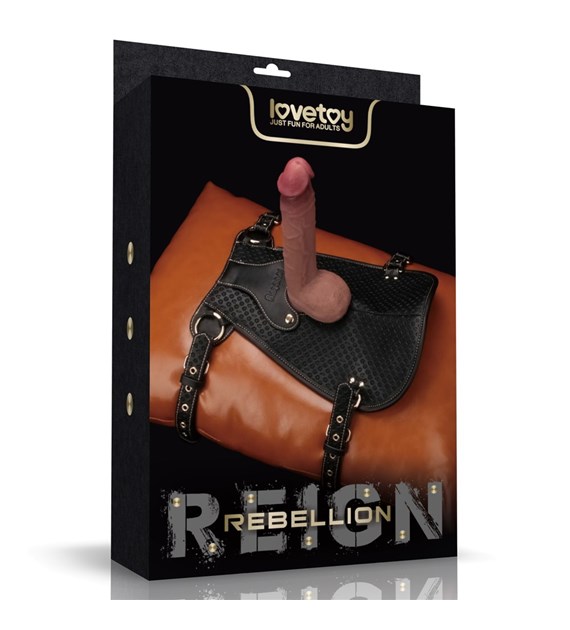 SIODŁO Z UCHWYTEM NA DILDO REBELLION REIGN