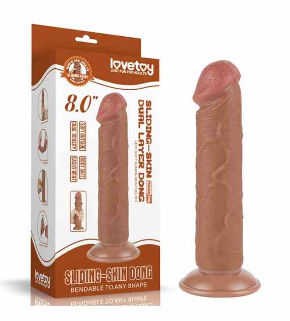 DONG 8'' SLIDING SKIN DUAL LAYER