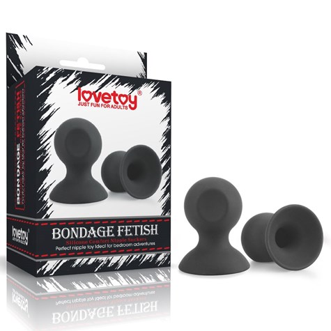 BONDAGE FETISH SILICONE COMFORT NIPPLE SUCKERS
