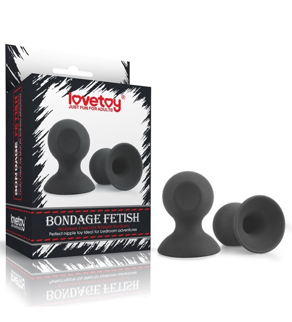 BONDAGE FETISH SILICONE COMFORT NIPPLE SUCKERS