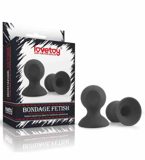 PRZYSSAWKI DO SUTKÓW BONDAGE FETISH SILICONE COMFORT