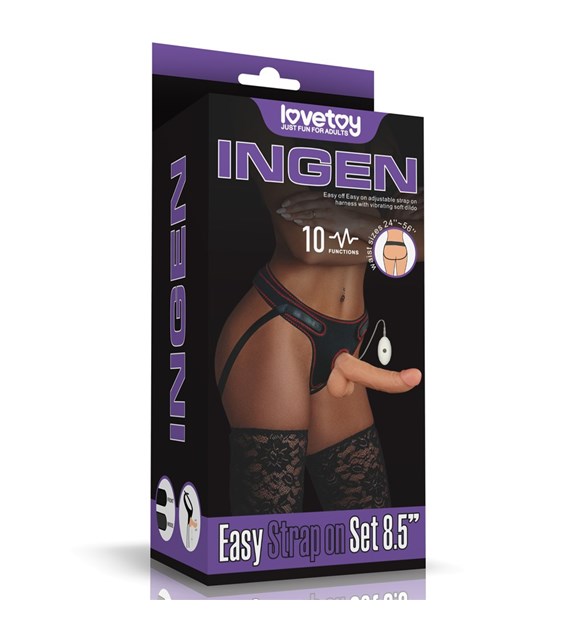 VIBRATING EASY STRAPON SET