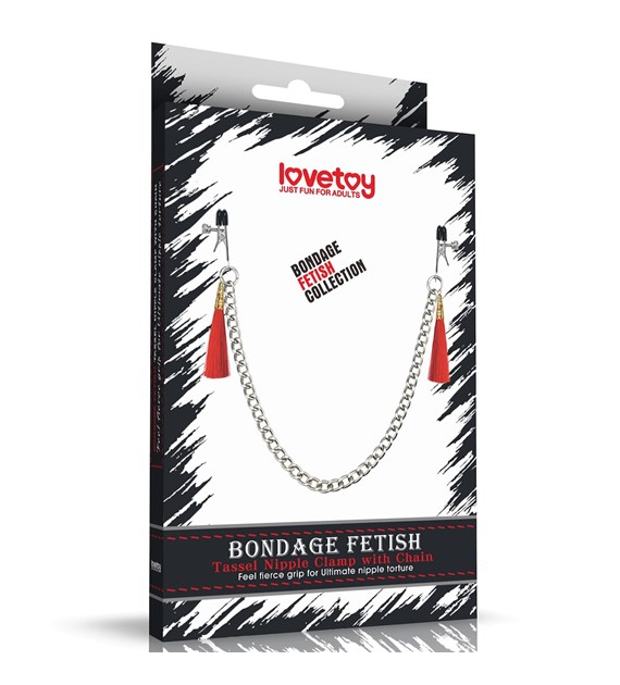 TASSEL NIPPLE CLAMP WITH CHAIN