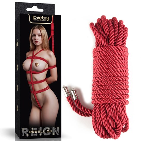 REBELLION CRIMSON SILKY BONDAGE ROPE
