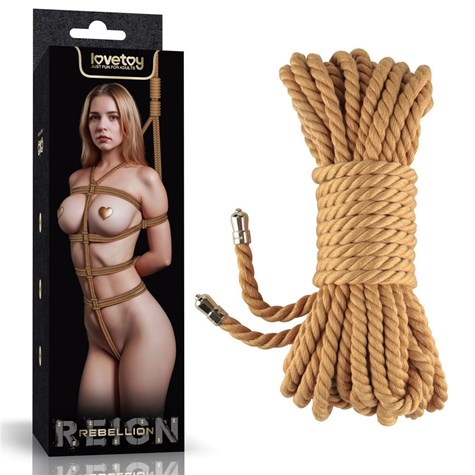 REBELLION NATURAL KNOT BONDAGE ROPE