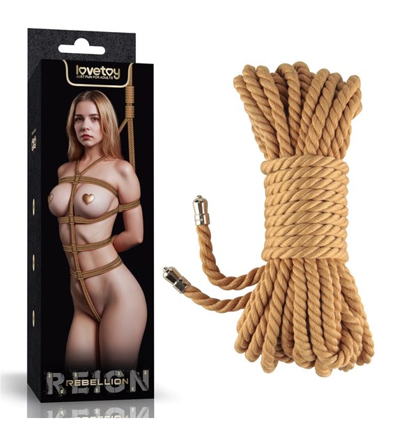 LINA DO KRĘPOWANIA REBELLION NATURAL KNOT BONDAGE ROPE