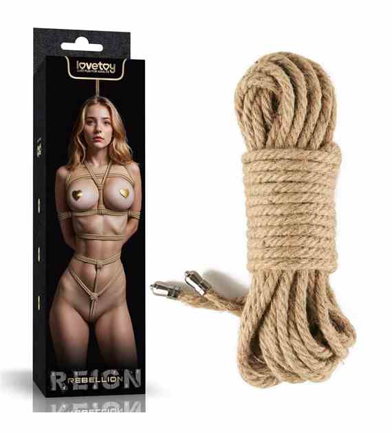 LINA DO KRĘPOWANIA REBELLION HEMP BONDAGE ROPE