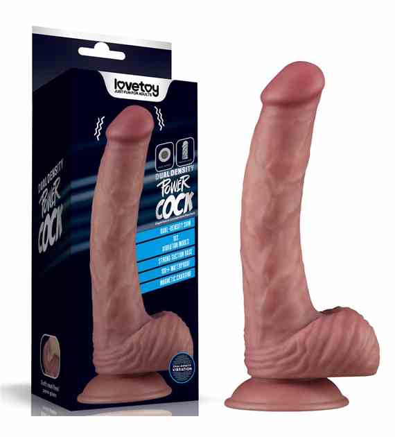WIBRATOR 9'' VIBRATING DUAL DENSITY POWER COCK
