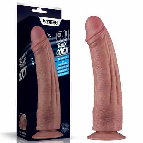 WIBRATOR 10.5'' VIBRATING DUAL DENSITY POWER COCK