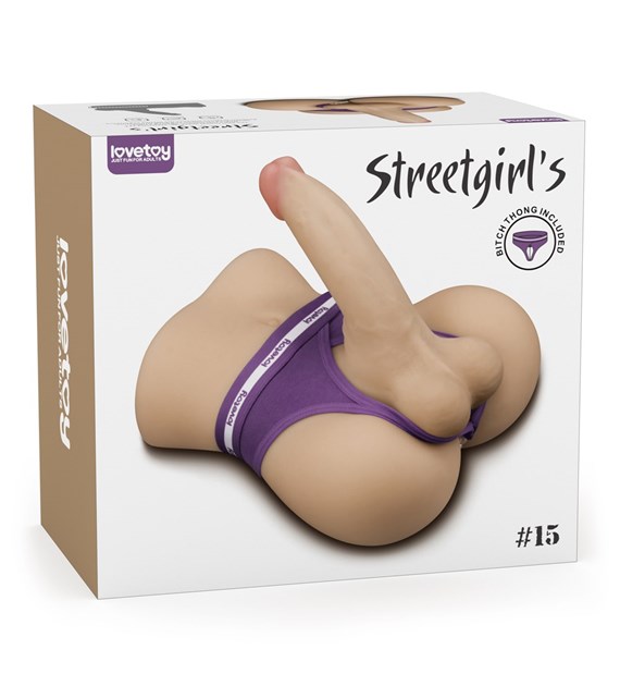 REALISTYCZNE TUŁOWIE MASTURBATOR STREETGIRL'S #15 WITH BENDABLE DILDO