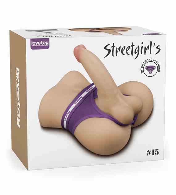 REALISTYCZNE TUŁOWIE MASTURBATOR STREETGIRL'S #15 WITH BENDABLE DILDO