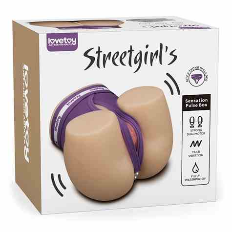REALISTYCZNE TUŁOWIE MASTURBATOR STREETGIRL'S DUAL MOTOR SENSATION PULSE